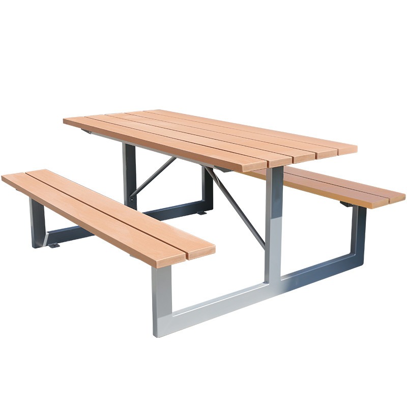 Outdoor Furniture Bench - Gartenmöbel Kunststoff-Holz-Verbundstoff Picknicktisch Restaurant Café WPC