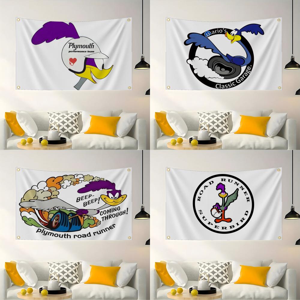Outdoor Furniture Plymouth - P-Plymouth R-Roadrunner Flags Dekorative Flaggen für