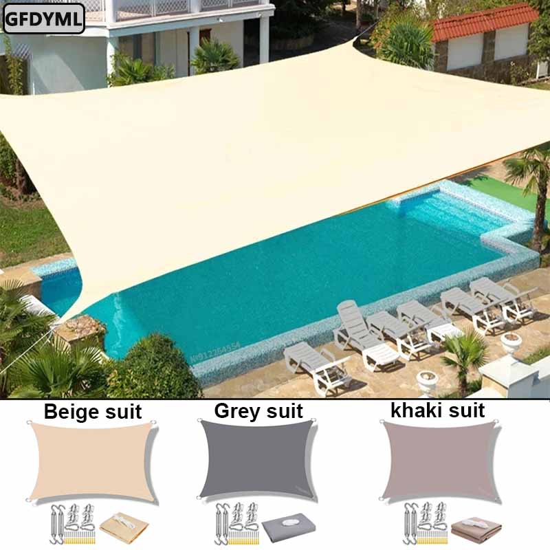 Sun Sail Shade - Wasserdichter Sonnenschutz, Sonnenschutz, Sonnensegel, Markise, Camping-Schattenstoff,