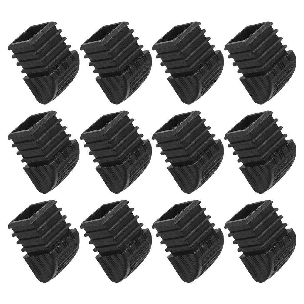Outdoor Furniture Pads - 12 Stück Camping-Klapptischbein-Abdeckungen Outdoor-Möbel-Fußpolster Stuhlbeinschutz Bodenschutzkappen