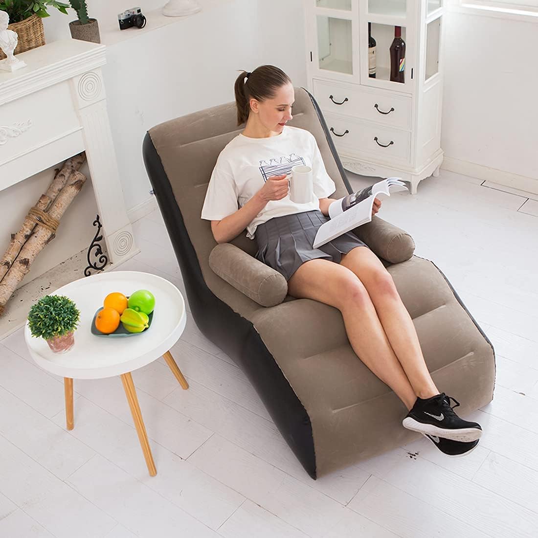 Outdoor Furniture Bench - Klappbares Lazy Sofa, aufblasbarer Lounge-Sessel, verdickt,