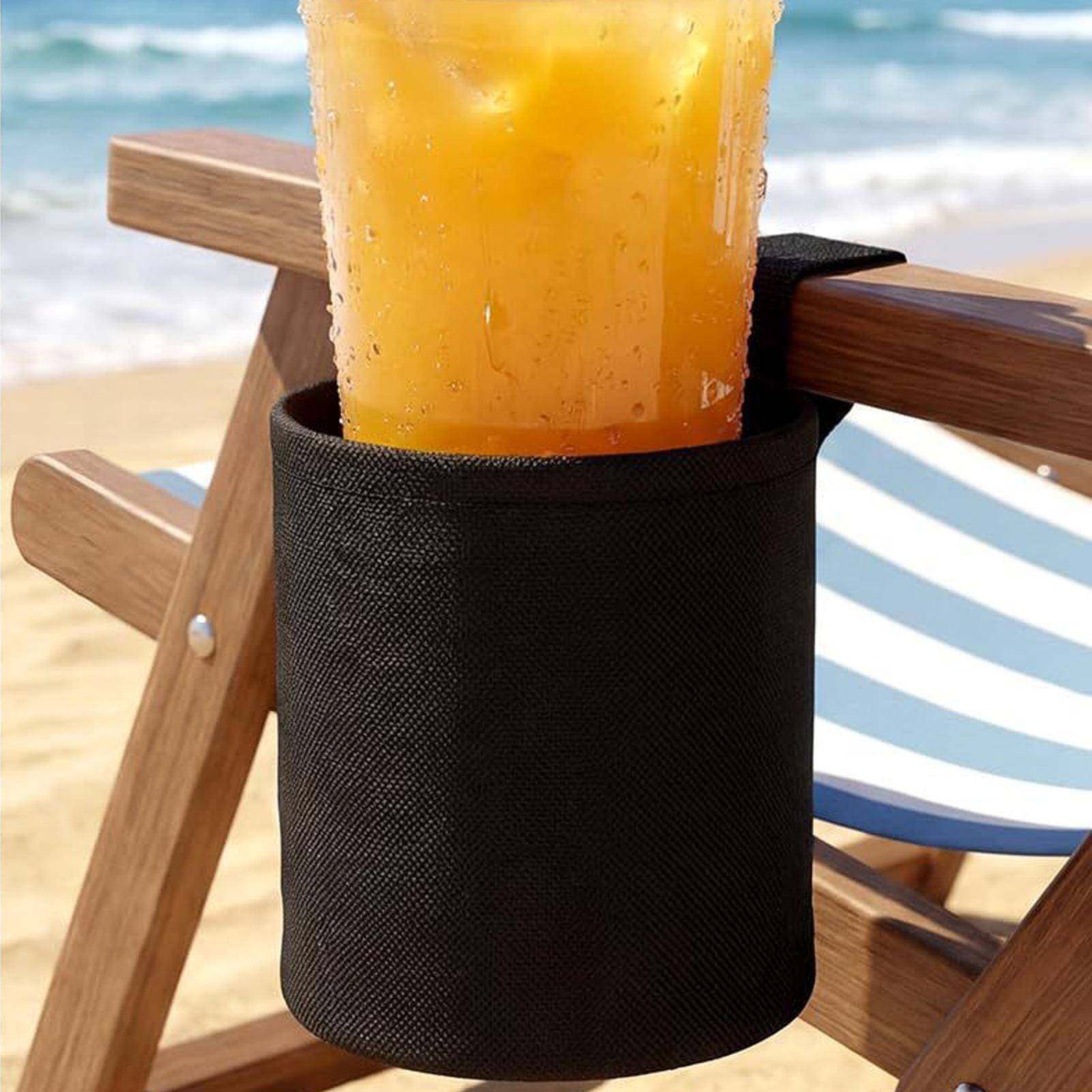 Outdoor Furniture Philippines - Strandstuhl-Getränkehalter aus 600D Oxford-Gewebe, Getränke-Organizer für