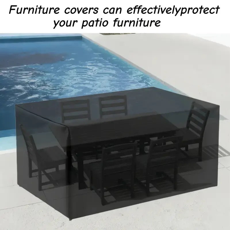 Outdoor Furniture Rattan - Robuste, winddichte Gartenmöbelabdeckung – UV-beständiger, langlebiger