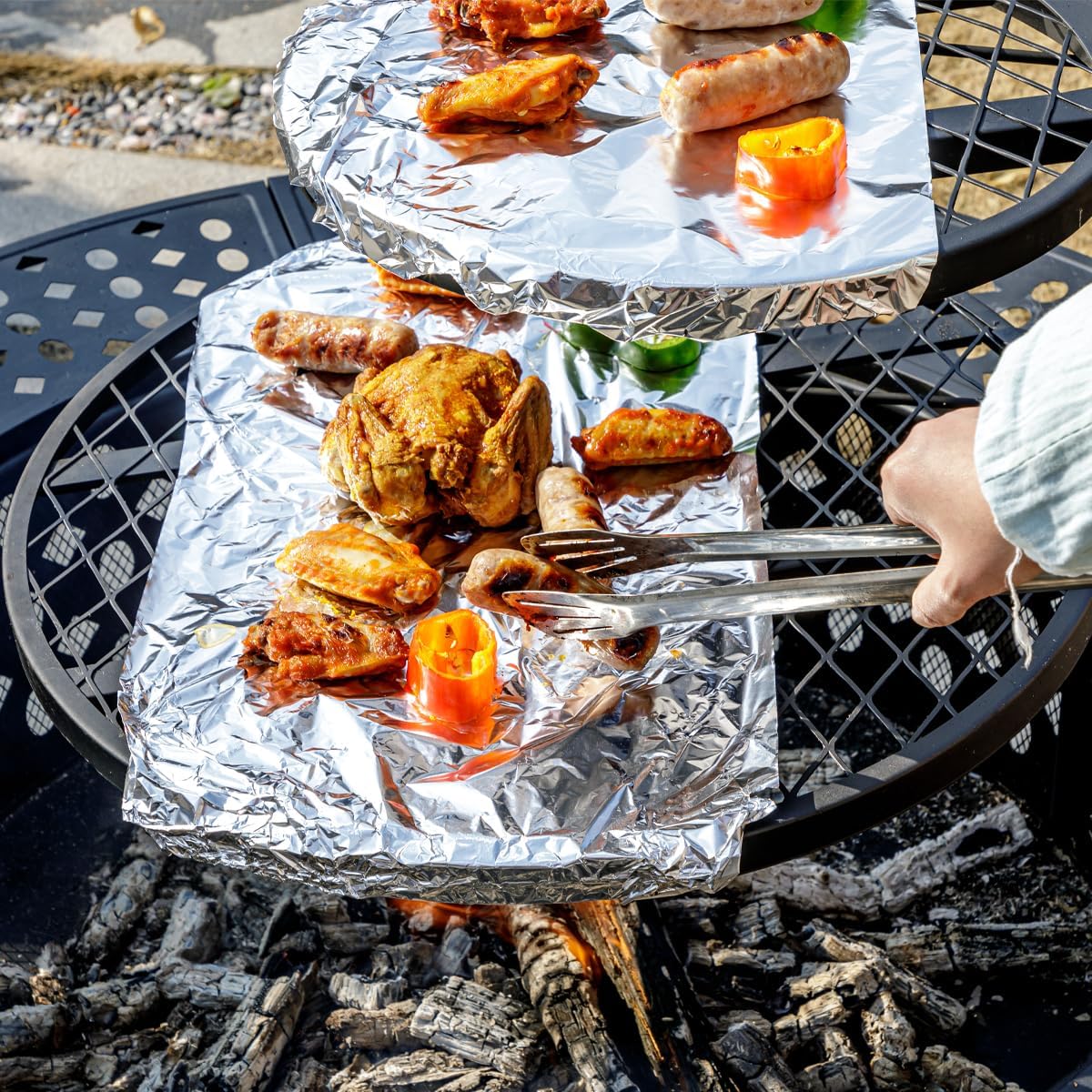 Extra großer Holzfeuertisch mi – Outdoor Furniture With Fire Pit Bewertung und Preis