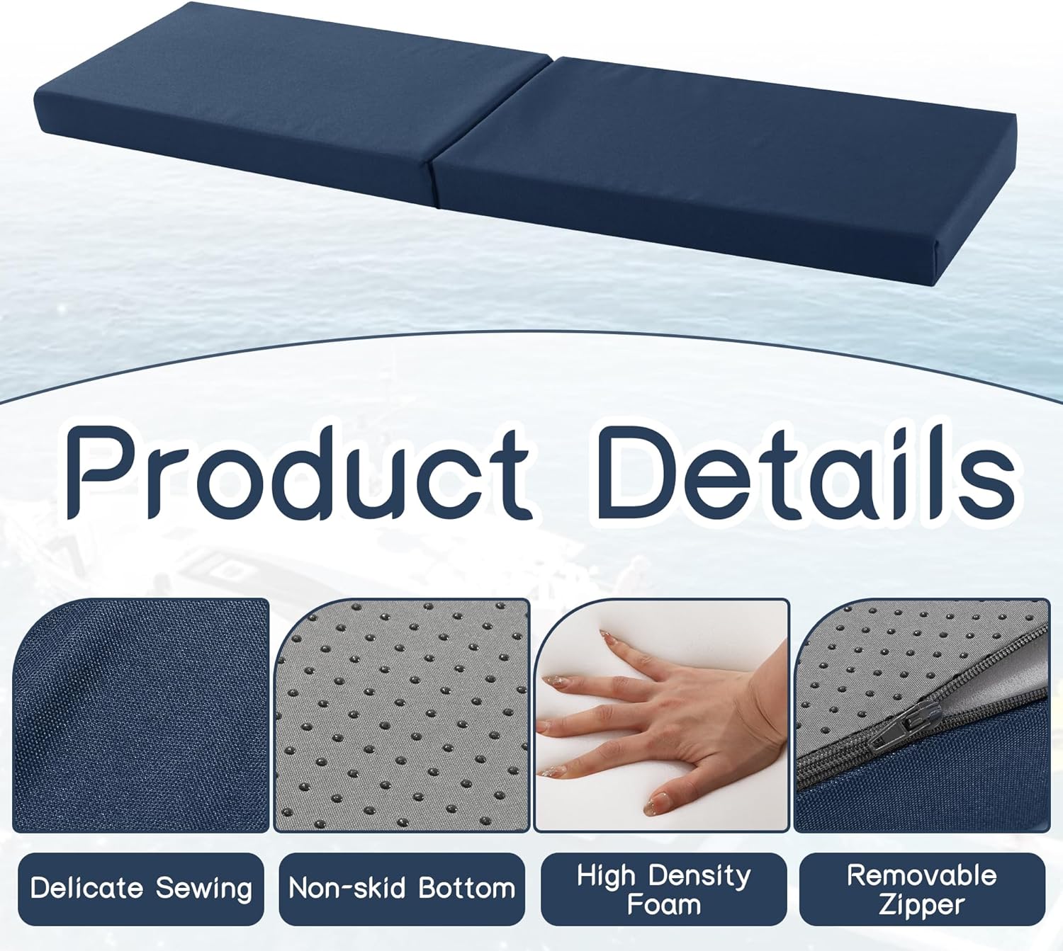 Benutzerdefinierte 8 cm dicke  – Outdoor Furniture Upholstery Bewertung und Preis