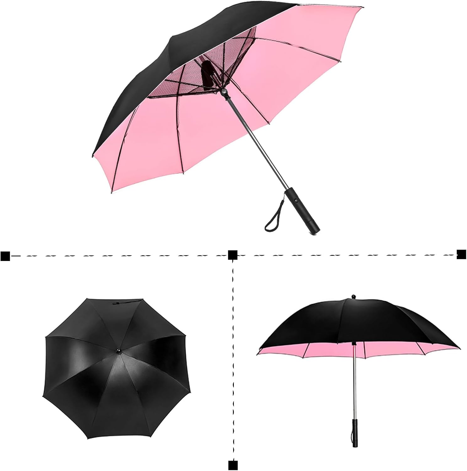 USB-aufladbarer Sonnenschirm m – Parasol Umbrella Large Bewertung und Preis