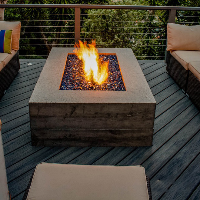 Moderner Corten-Stahl-Gasfeuer – Outdoor Furniture With Fire Pit Bewertung und Preis