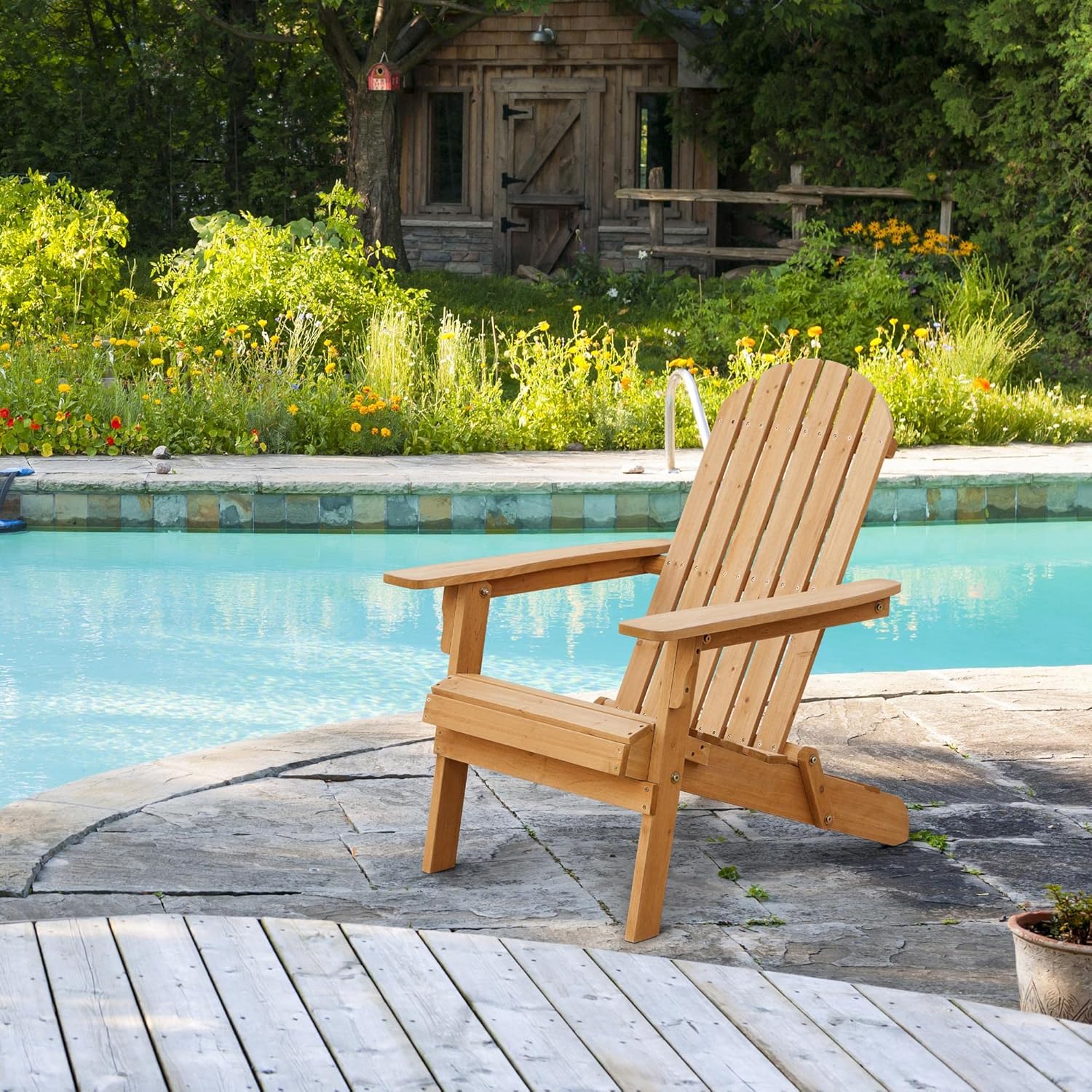 Klappbarer Adirondack-Stuhl, 2 – Outdoor Furniture With Fire Pit Bewertung und Preis