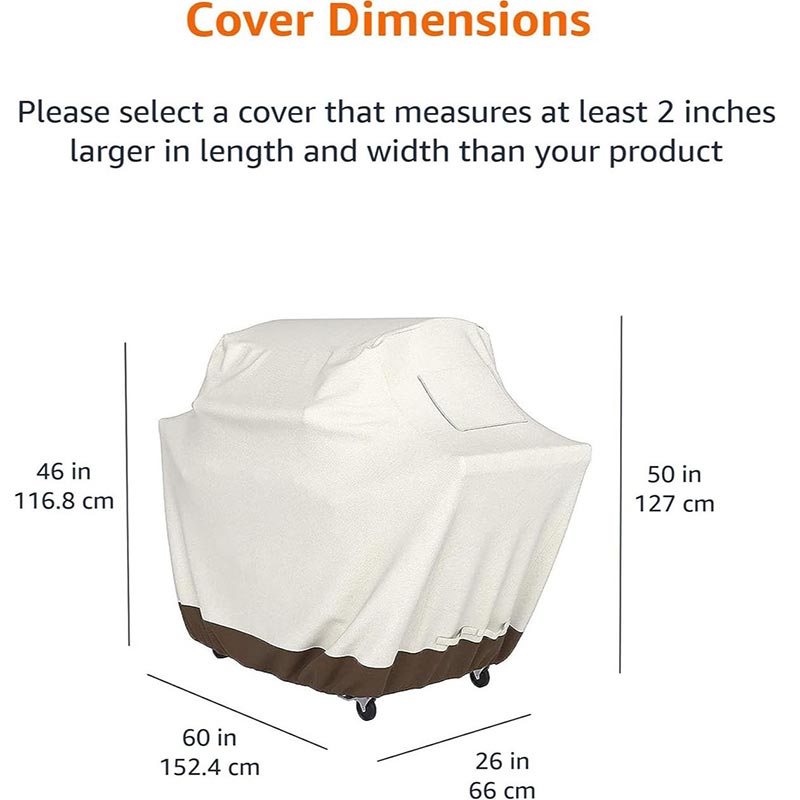 210D BBQ Beige Grillabdeckung  – Outdoor Furniture Philippines Bewertung und Preis