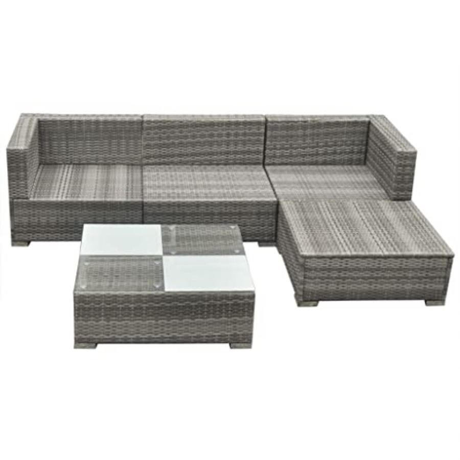Modulares Terrassenmöbel-Set f – Outdoor Furniture Rattan Bewertung und Preis
