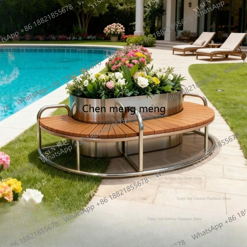 D80 Edelstahl-Blumenkasten-Sit – Outdoor Furniture Bench Bewertung und Preis