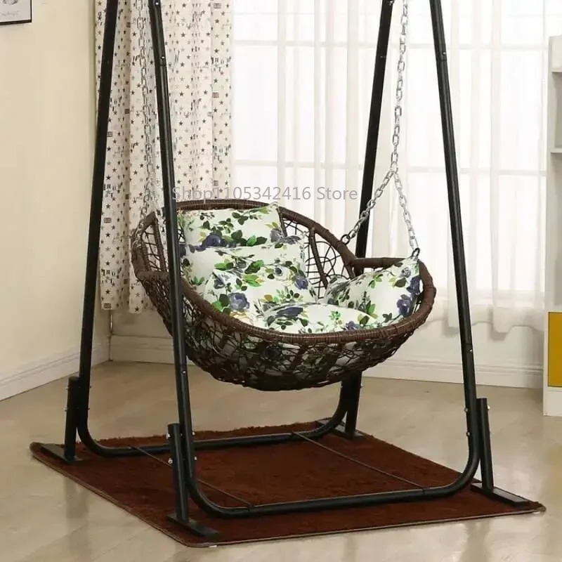 Einzelner Rattan-Hängekorbstuh – Outdoor Furniture Rattan Bewertung und Preis