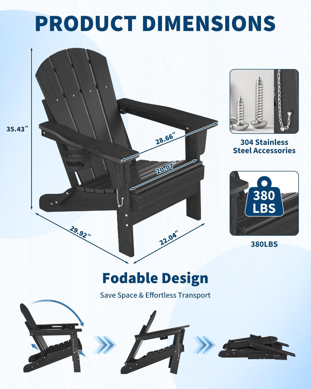 Klappbarer Adirondack-Stuhl au – Outdoor Furniture With Fire Pit Bewertung und Preis