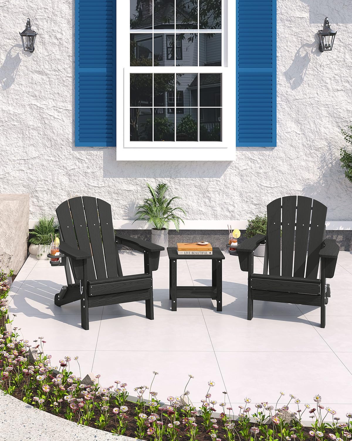 Klappbarer Adirondack-Stuhl au – Outdoor Furniture With Fire Pit Bewertung und Preis