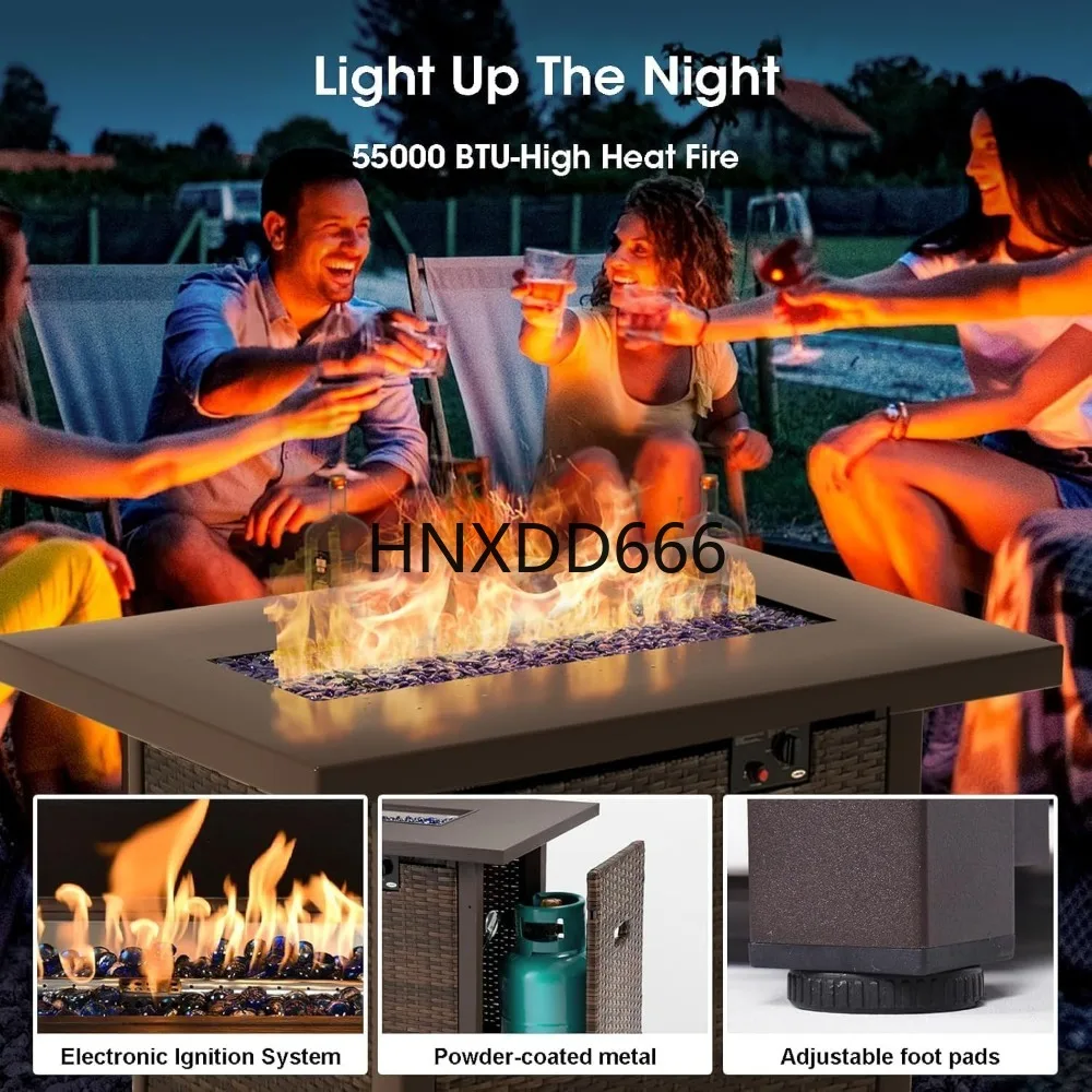 7-teiliges Gartenmöbel-Set mit – Outdoor Furniture With Fire Pit Bewertung und Preis