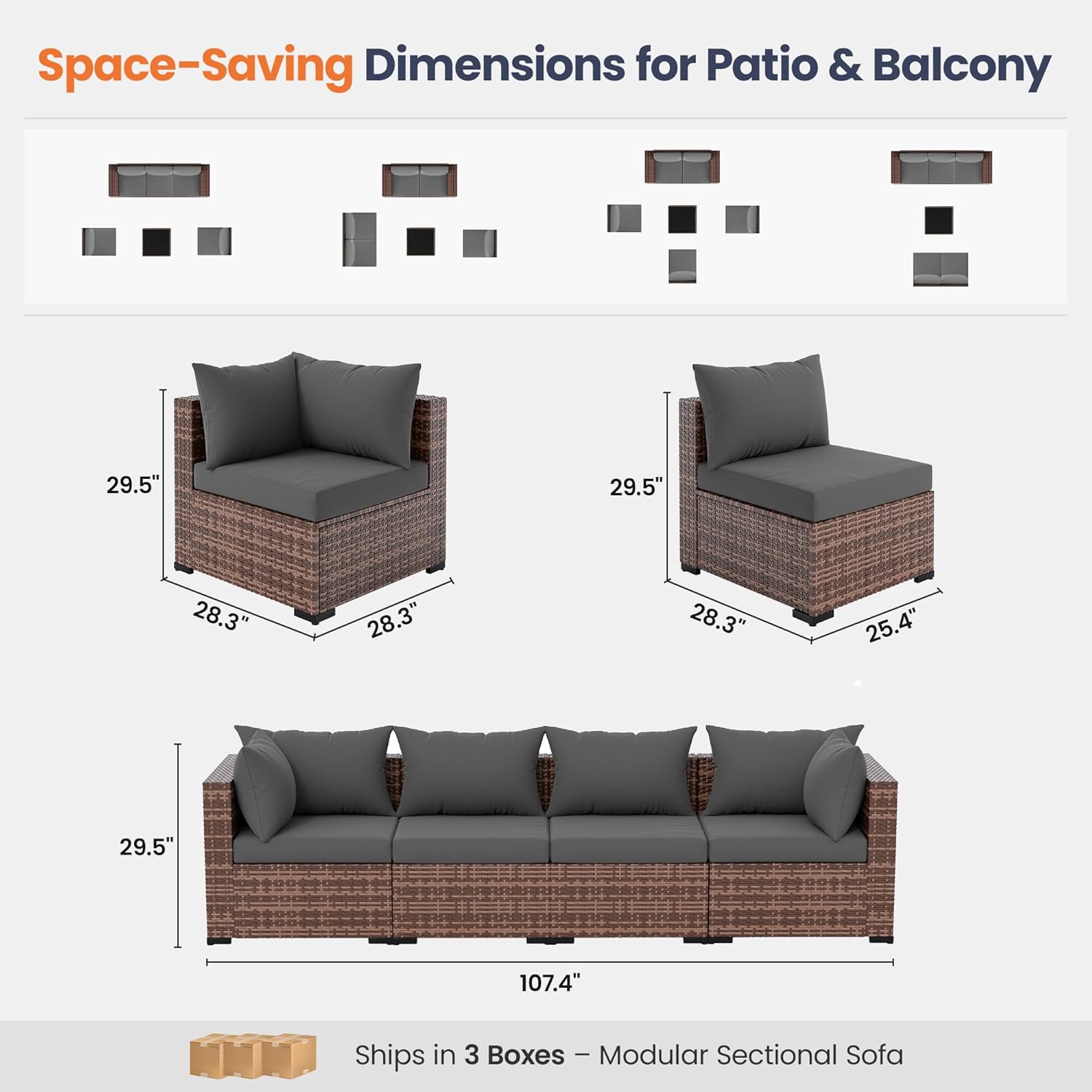 5-teiliges Outdoor-Sofa-Set mi – Outdoor Furniture With Fire Pit Bewertung und Preis