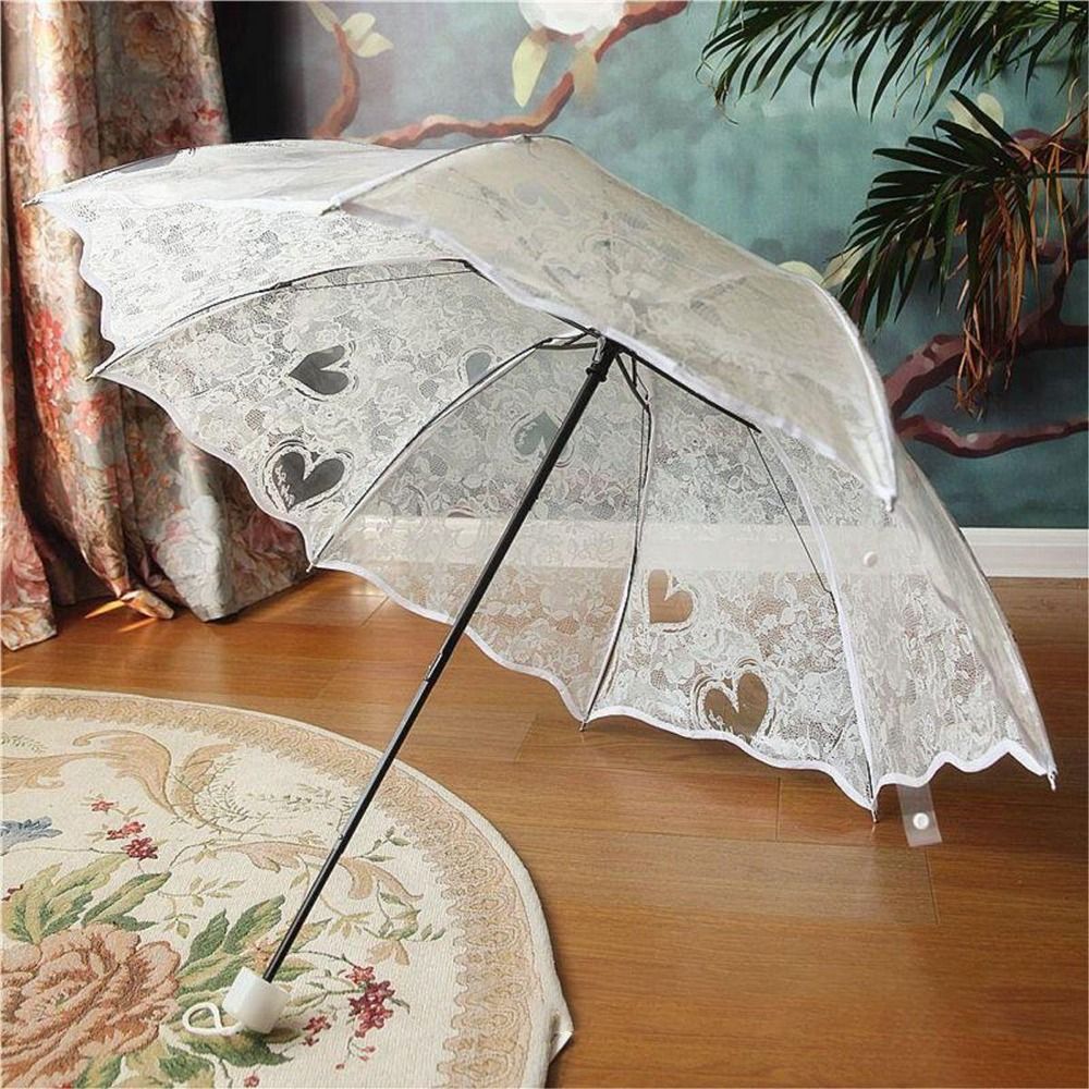 Vintage faltbarer Spitzen-Sonn – Parasol Umbrella Large Bewertung und Preis