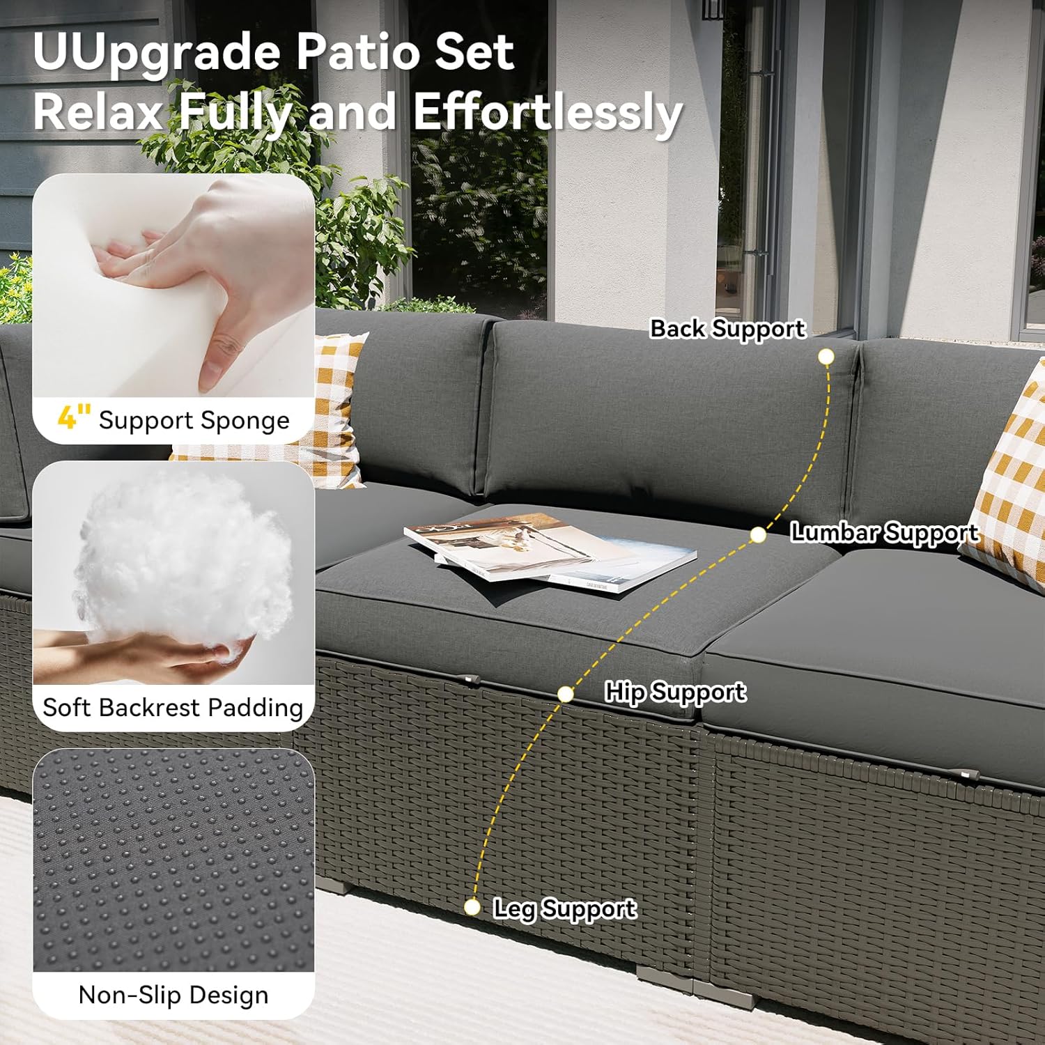 Terrassenmöbel-Set mit Feuerti – Outdoor Furniture With Fire Pit Bewertung und Preis