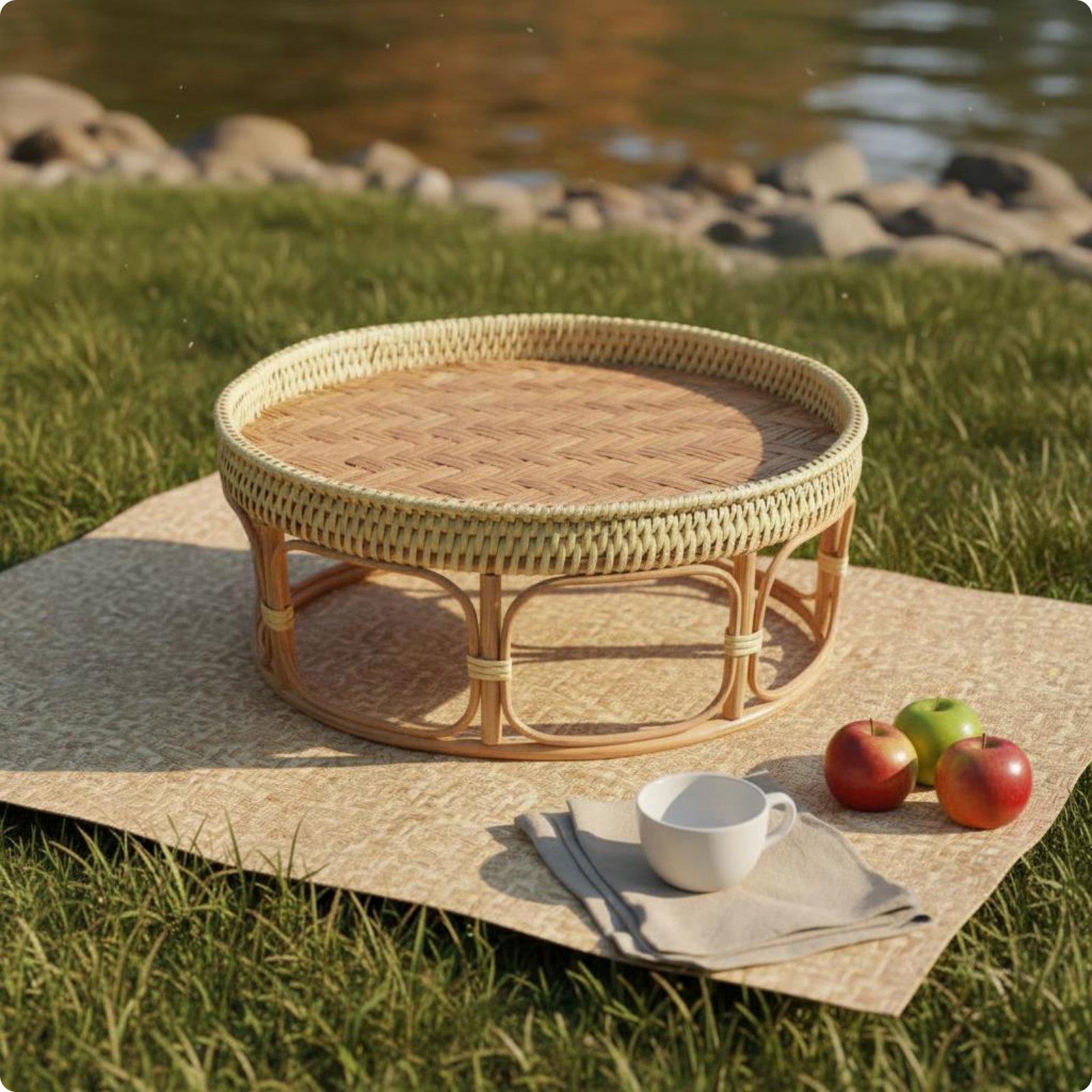 Rattan-Teetisch Leichter Pickn – Outdoor Furniture Rattan Bewertung und Preis
