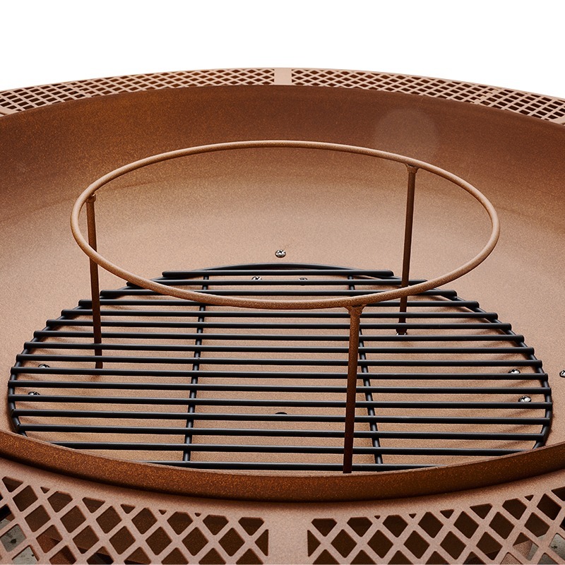 2026 Moderner Outdoor-Stahlgri – Outdoor Furniture With Fire Pit Bewertung und Preis