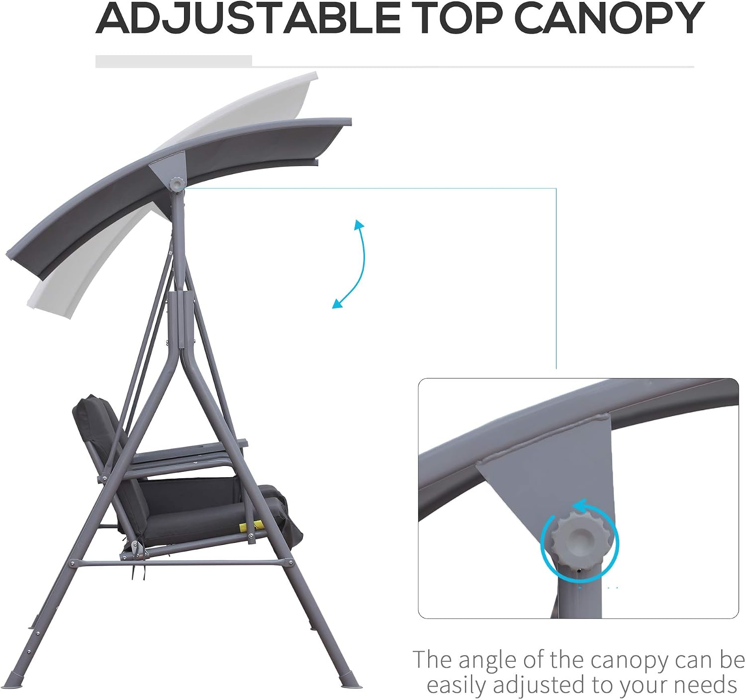 Garten-Schaukelbank für 2 Pers – Outdoor Furniture Bench Bewertung und Preis