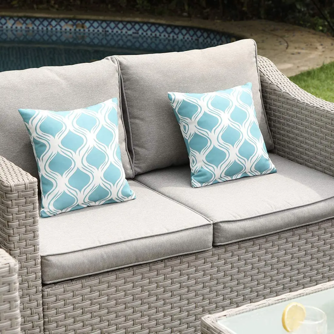-Ganzmöbel 5-teiliges Sofa aus – Outdoor Furniture With Fire Pit Bewertung und Preis