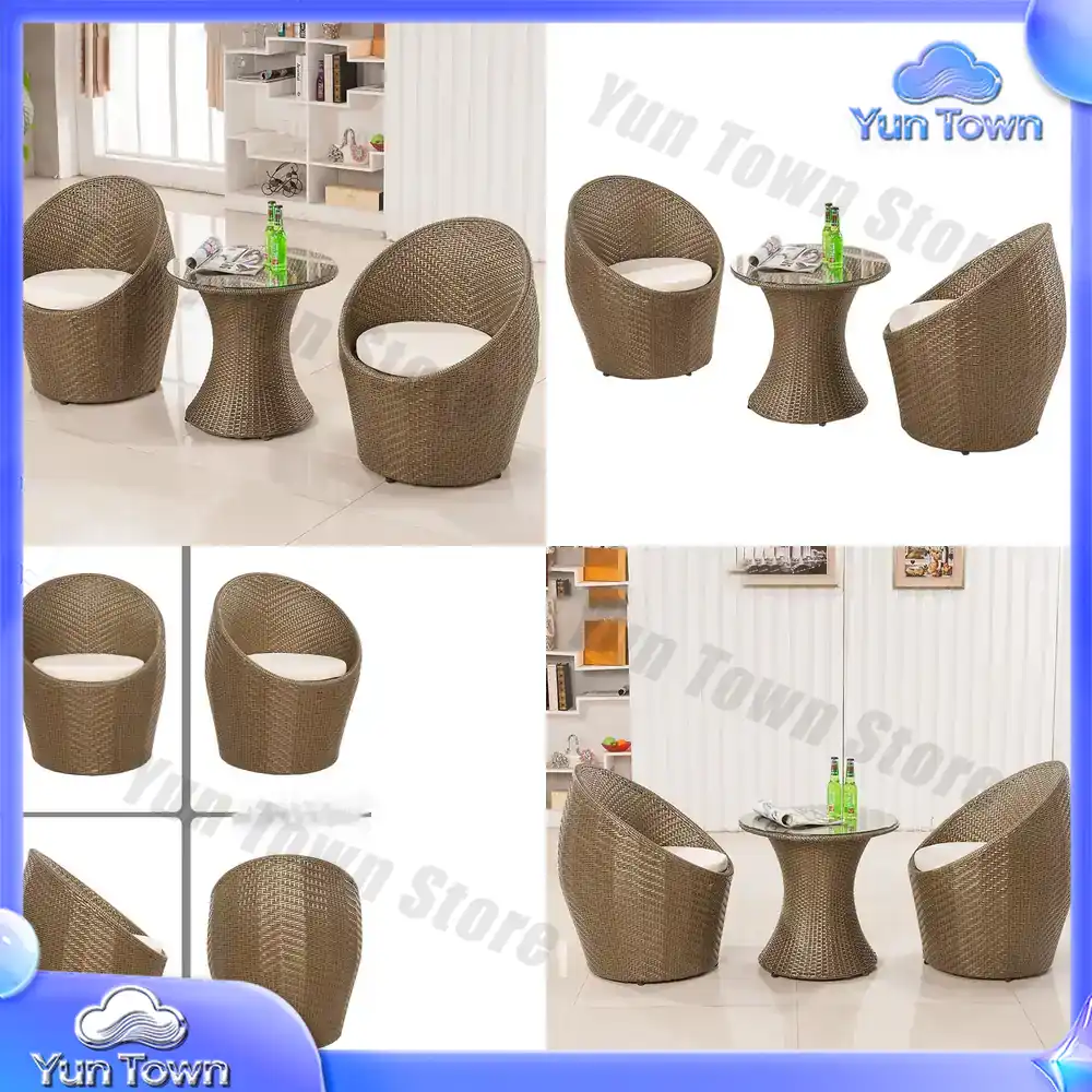 Gartenmöbel-Set aus Rattan, 3- – Outdoor Furniture Vietnam Bewertung und Preis