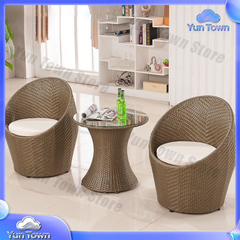 Gartenmöbel-Set aus Rattan, 3- – Outdoor Furniture Vietnam Bewertung und Preis