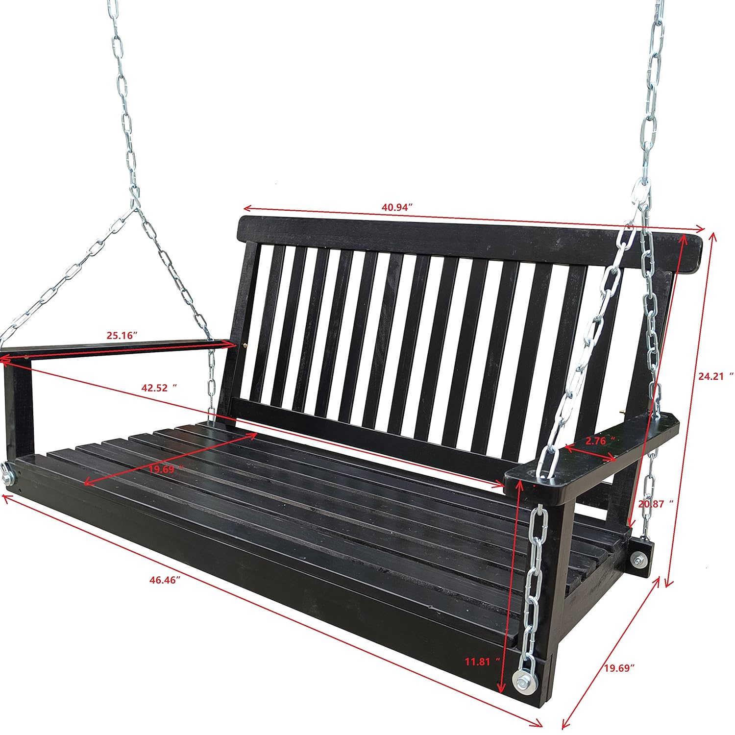 Robuste 880LBS Holz-Gartenscha – Outdoor Furniture Bench Bewertung und Preis