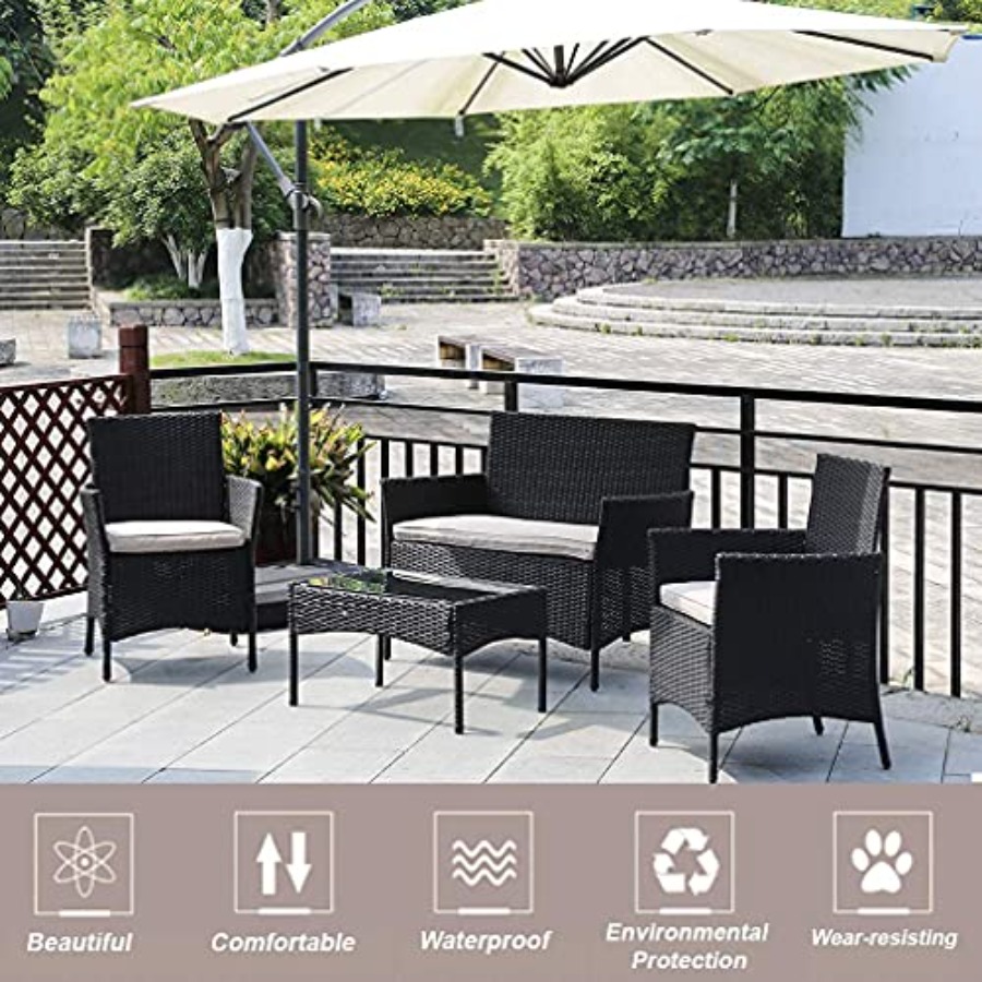 Gartenmöbel-Set: Rattan-Korbst – Outdoor Furniture Rattan Bewertung und Preis